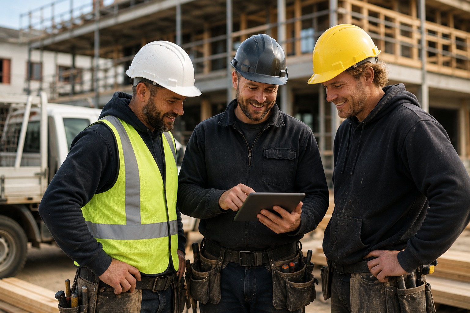 Construction team